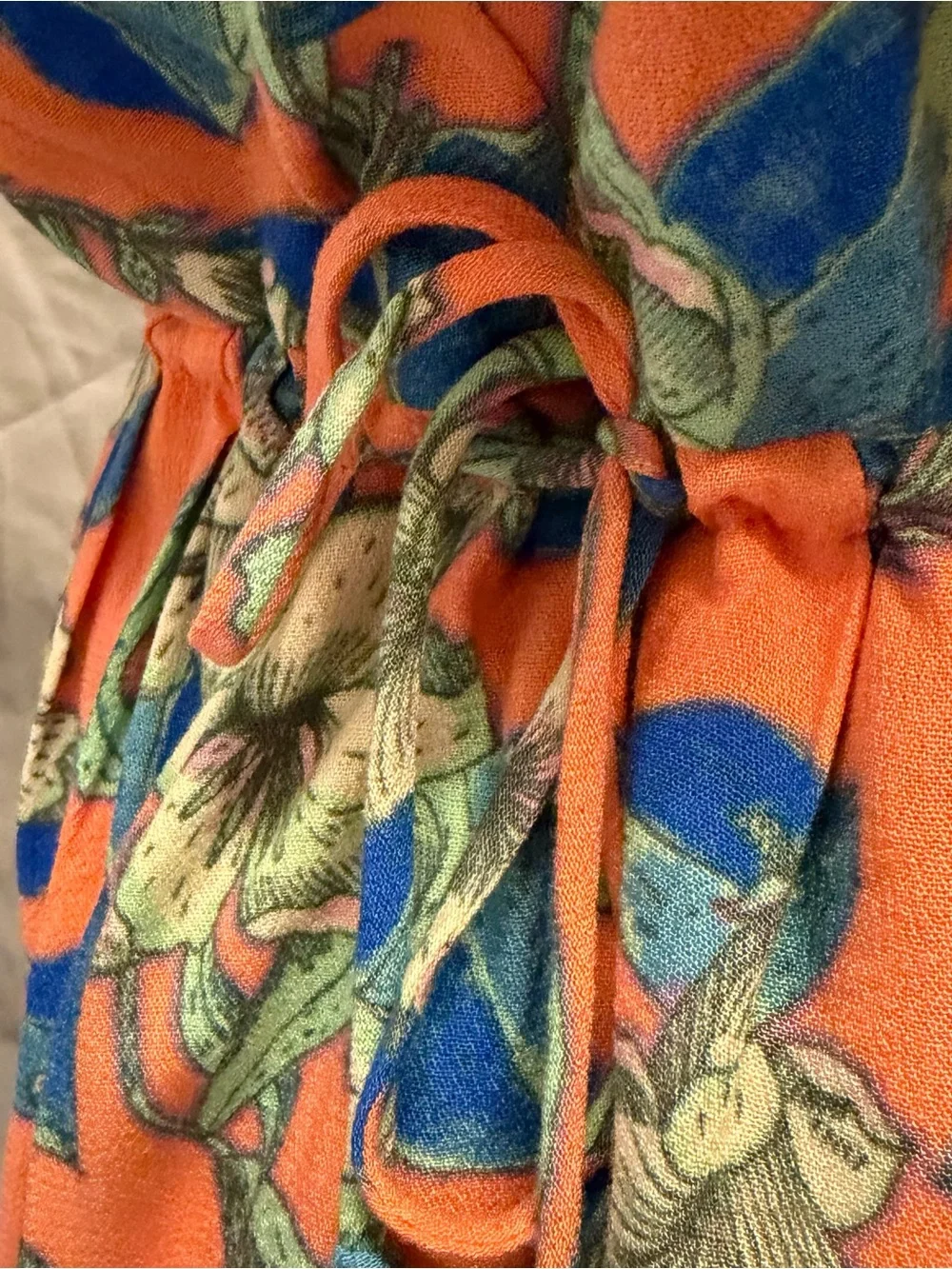 Free People Orange Dear You Backless Sundress - Picture 6 of 9